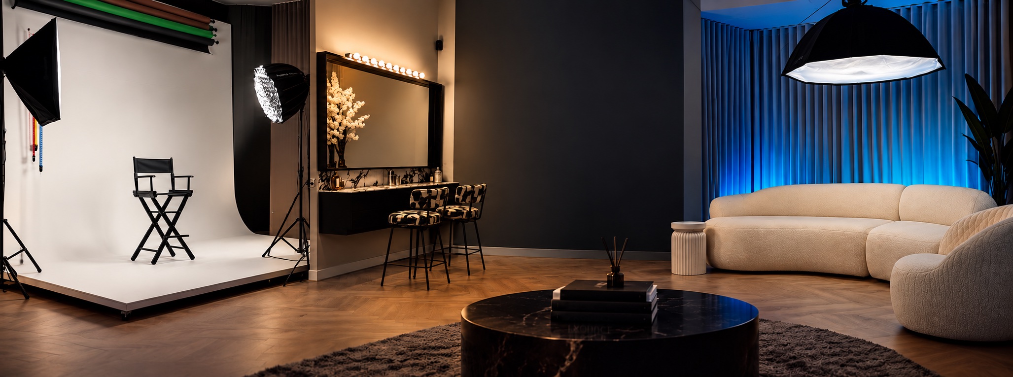 Overzicht van Beerthuizen Studios in Blaricum